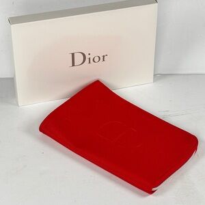 Dior Red Pouch and box.